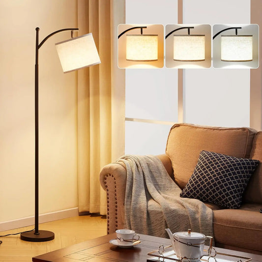 60" Floor Lamps for Living Room with 3 Color