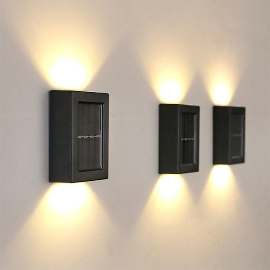 LED Solar Wall Light Waterproof Garden Porch