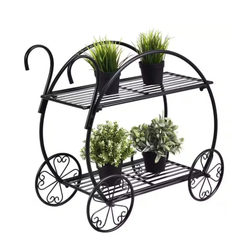2-Shelf Plant Stand for Home, Garden, Patio