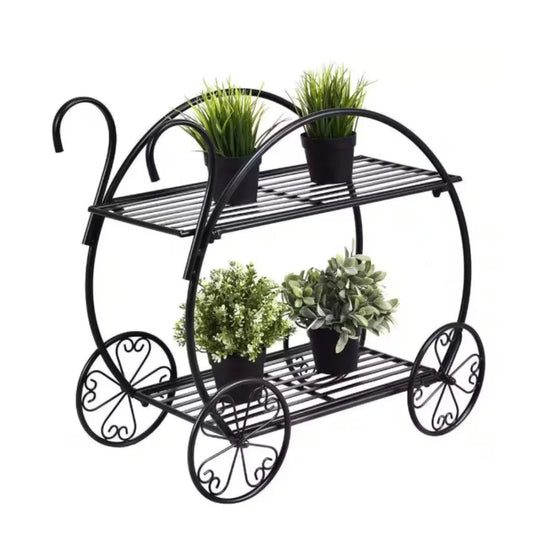 2-Shelf Plant Stand for Home, Garden, Patio