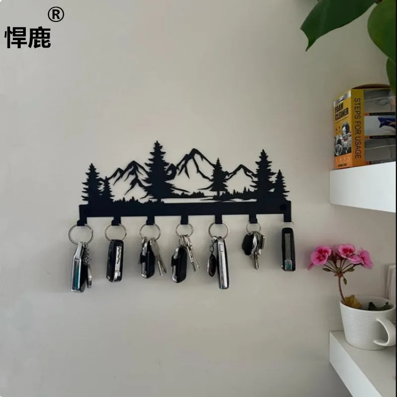 Metal Wall Mounted Key Holder for Wall Organizer