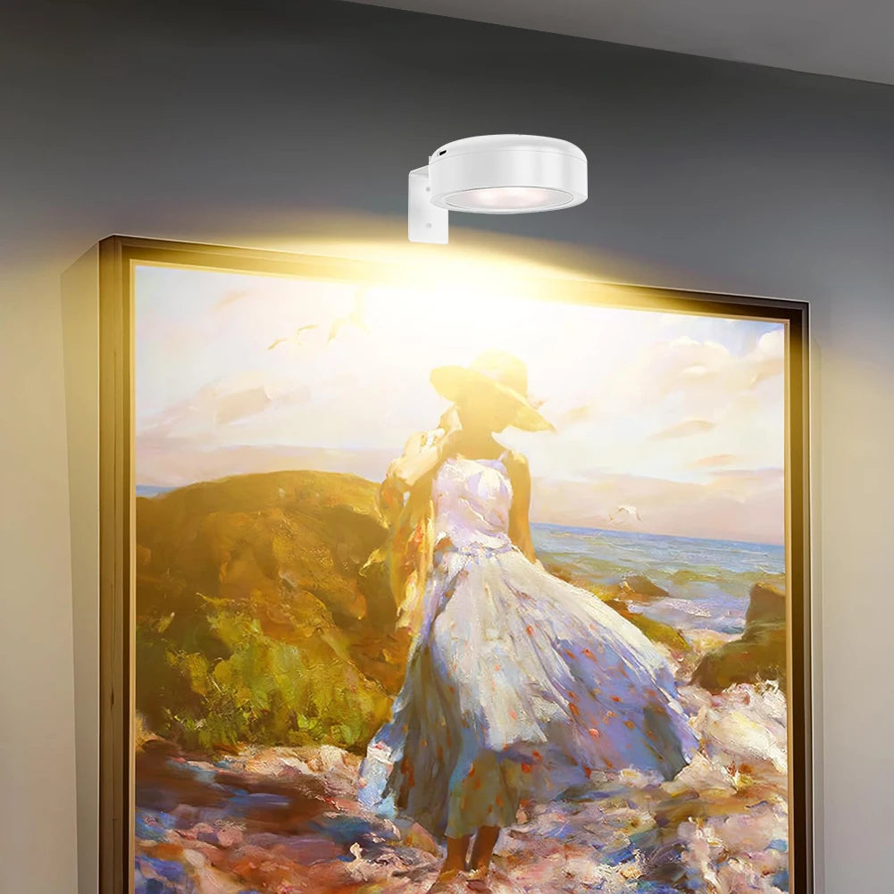 Wireless Wall-Mounted Art Display Lamp