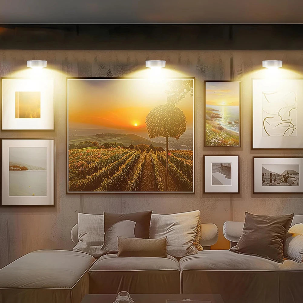 Wireless Wall-Mounted Art Display Lamp