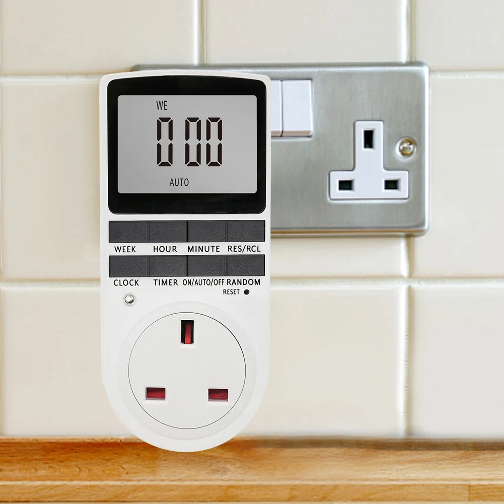 VKTECH Digital Kitchen Timer Switch 24-Hour Programmable