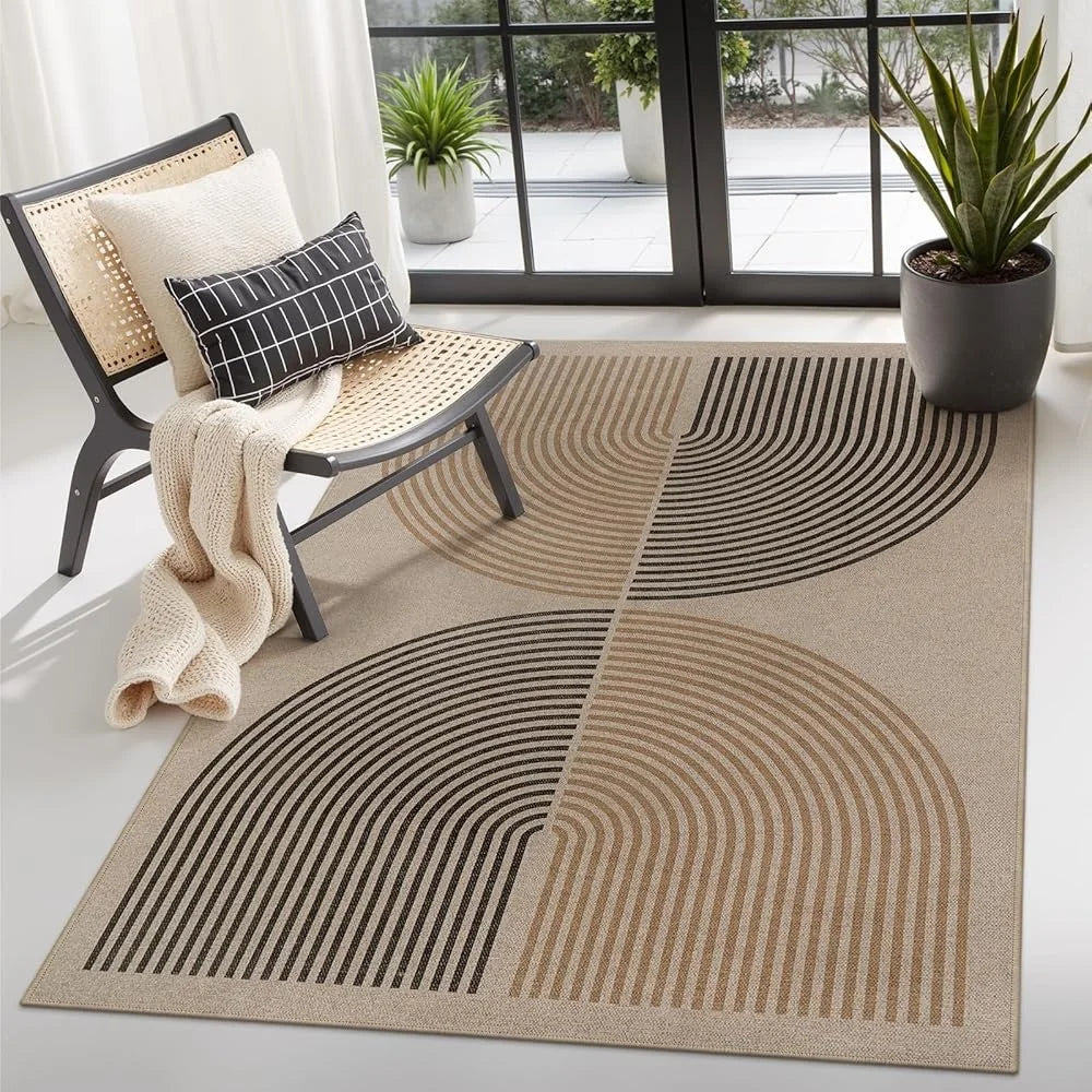 Kids-Friendly Jute-Look Rug