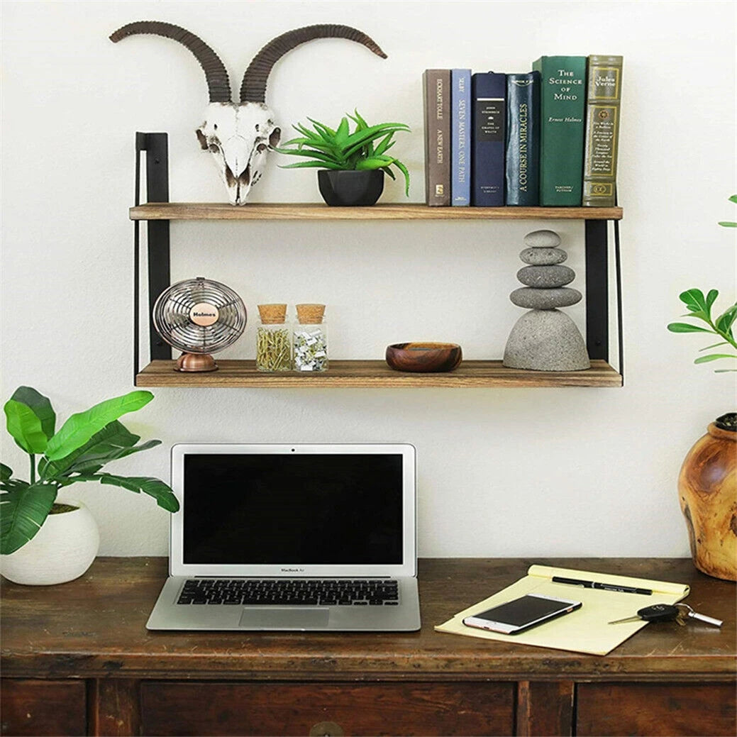 Rustic Wall Mounted Shelves