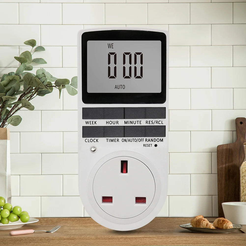VKTECH Digital Kitchen Timer Switch 24-Hour Programmable