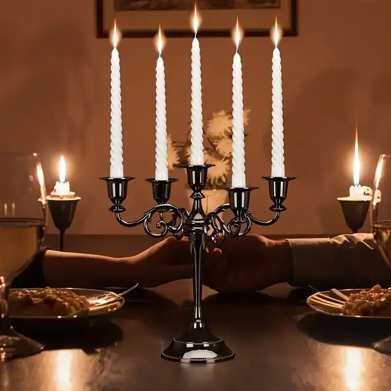 Elegant 5-Arm Candelabra Candle Holder