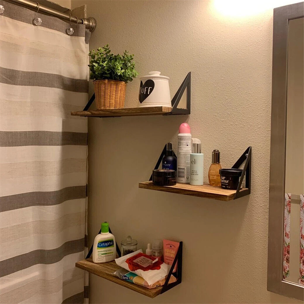 Rustic Wall Mounted Shelves