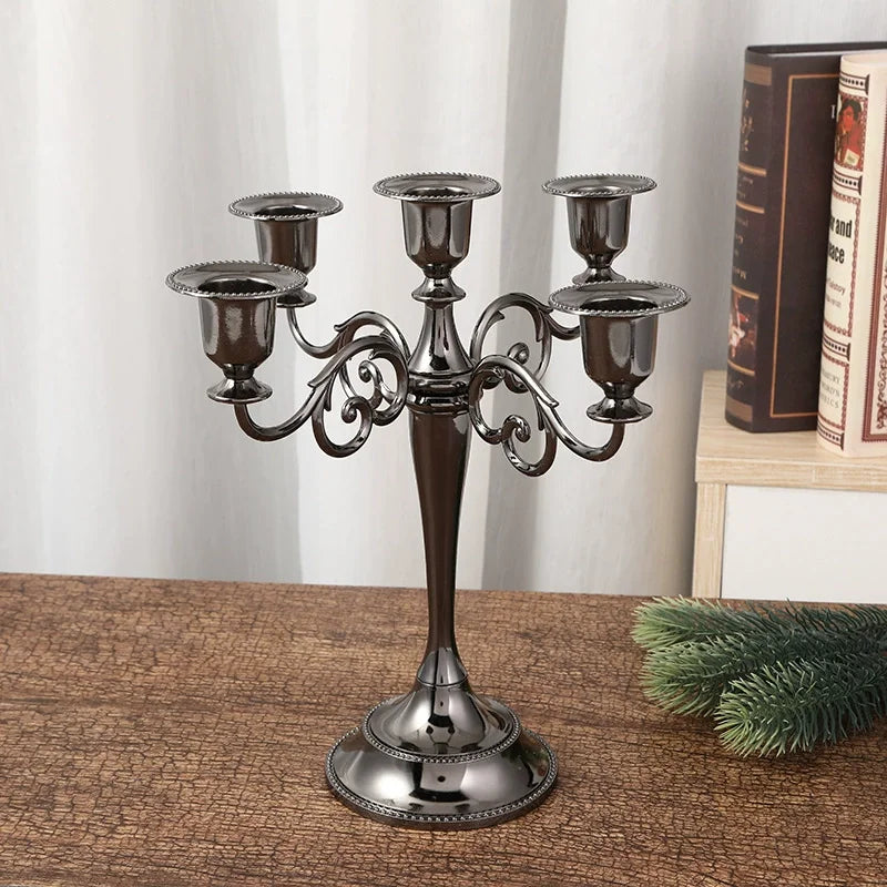 Elegant 5-Arm Candelabra Candle Holder