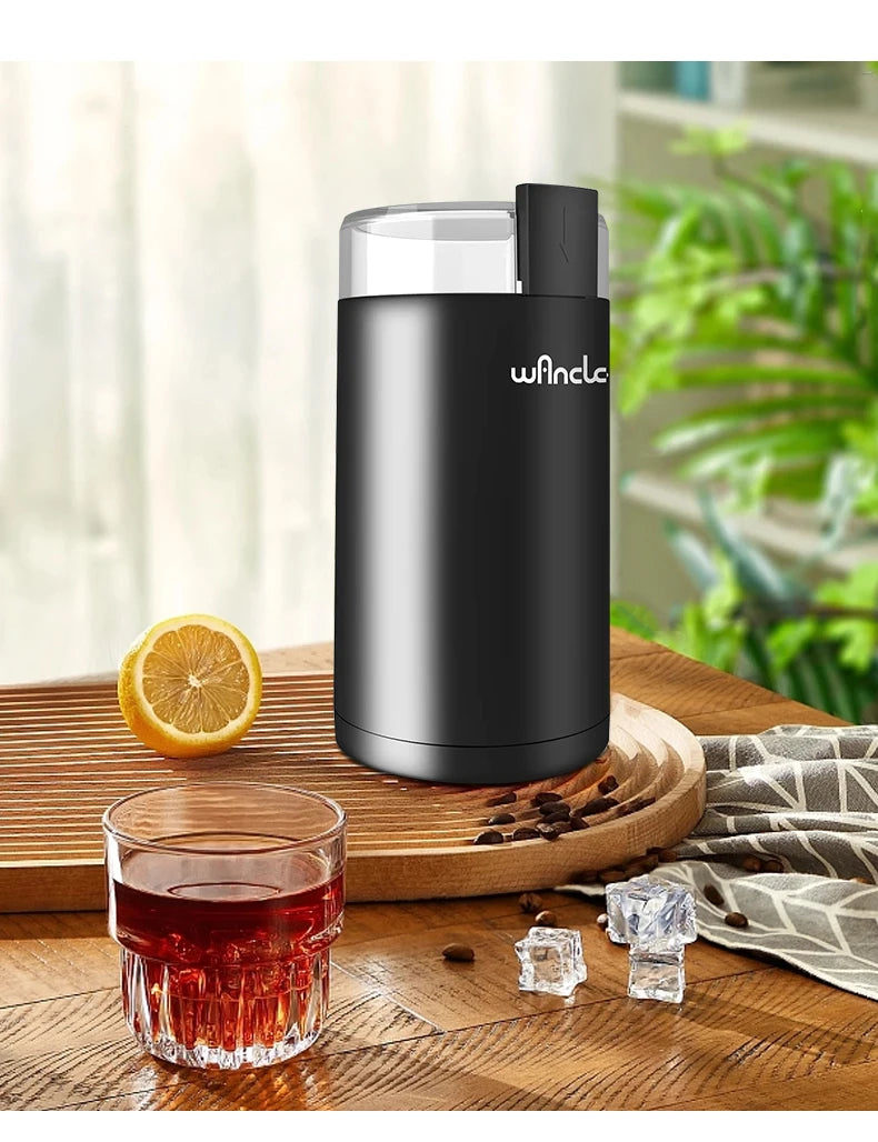 Electric Coffee Grinder with Stainless Steel Blades