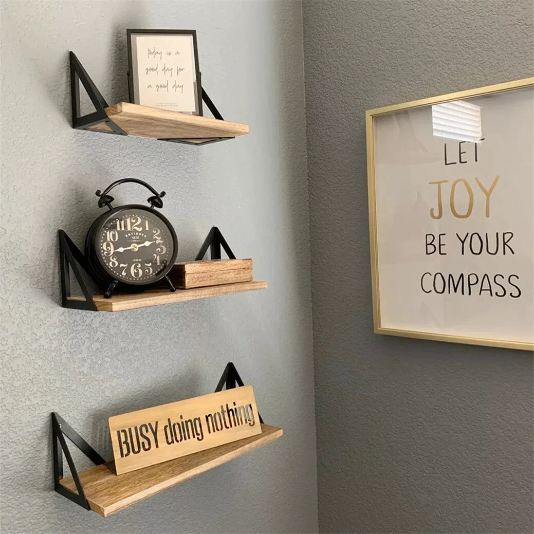 Rustic Wall Mounted Shelves