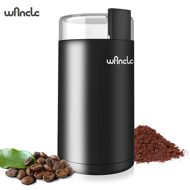 Electric Coffee Grinder with Stainless Steel Blades