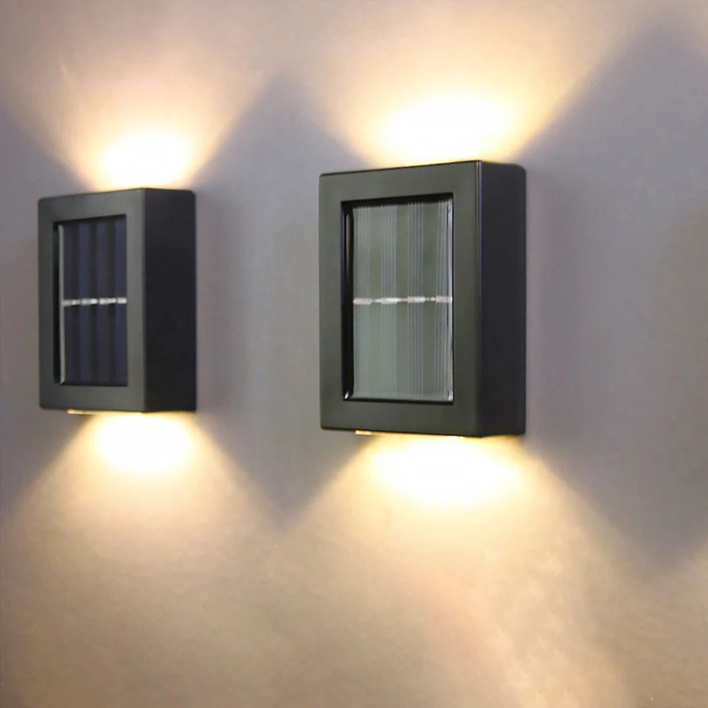 LED Solar Wall Light Waterproof Garden Porch