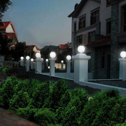 Solar Powered LED Round Ball Garden Light