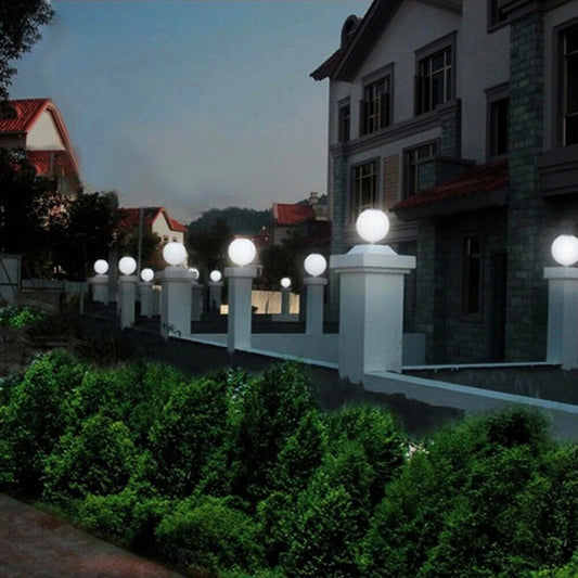 Solar Powered LED Round Ball Garden Light