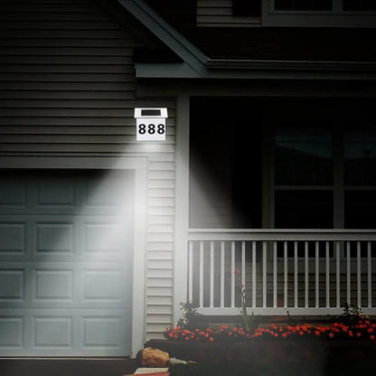 Waterproof Outdoor Lighting Doorplate Solar Lamp