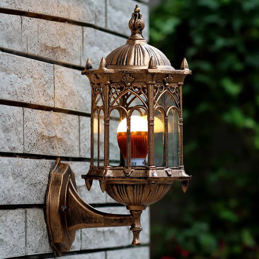 Retro Outdoor Wall Lantern