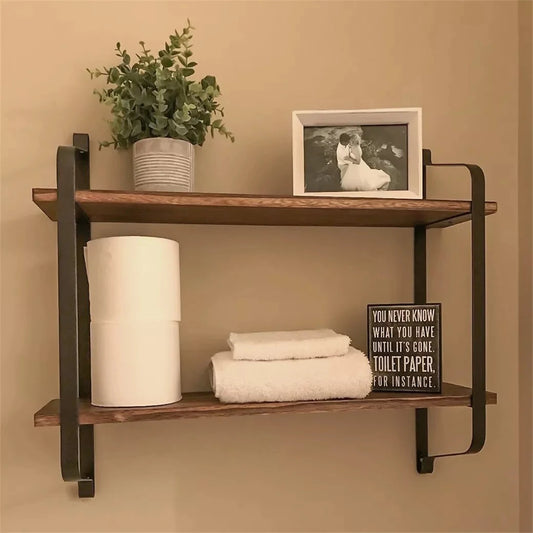 Rustic Wall Mounted Shelves