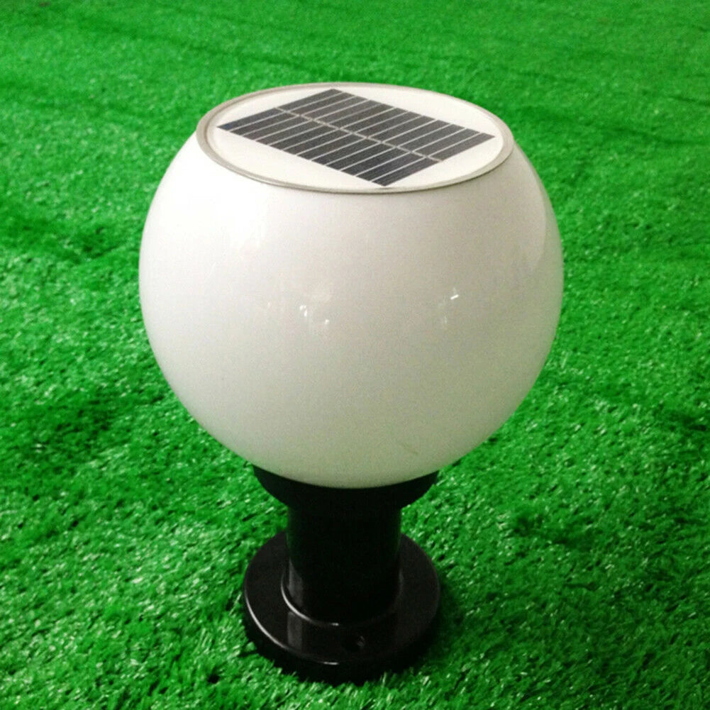 Solar Powered LED Round Ball Garden Light