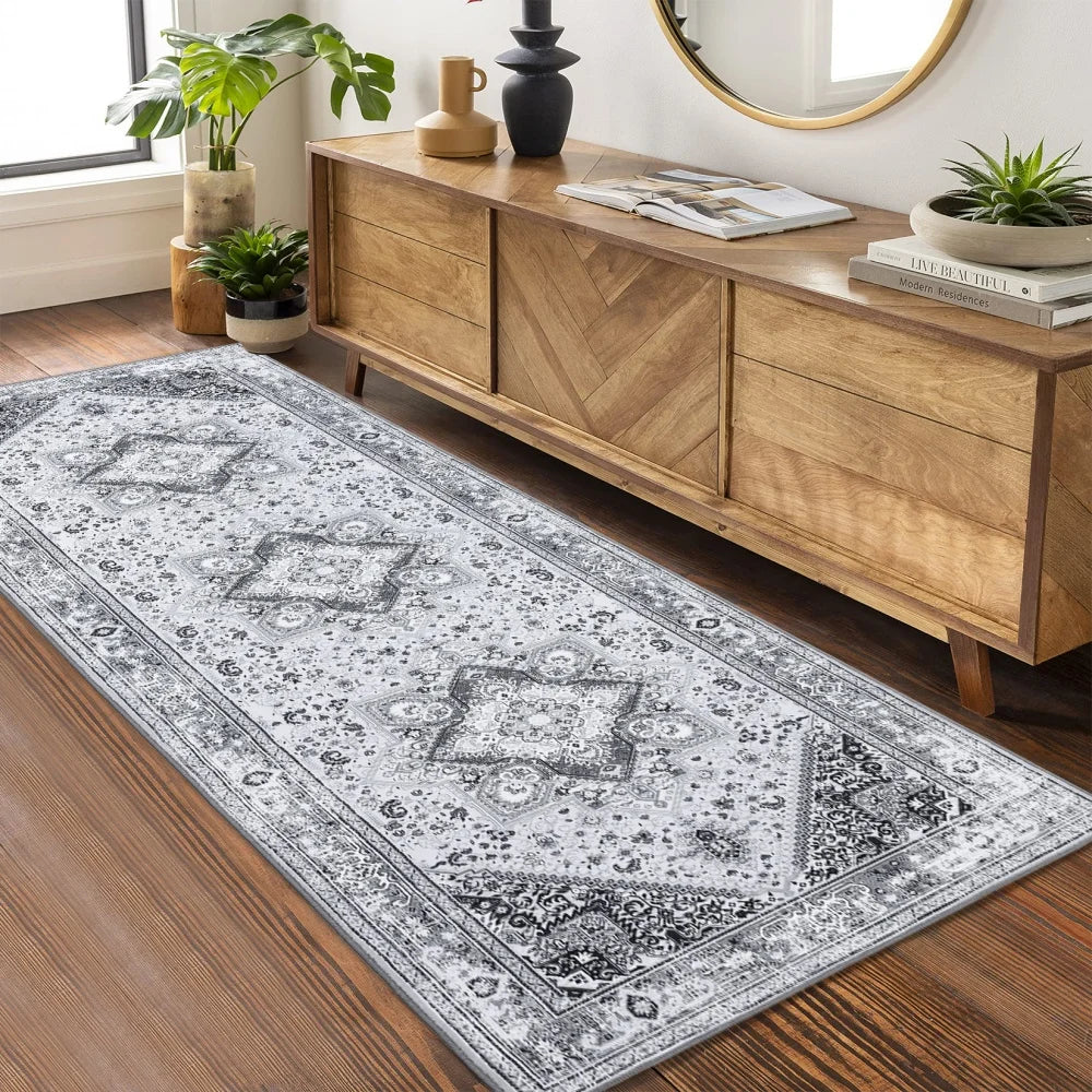 Vintage Washable Runner Rug