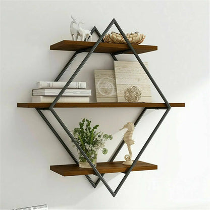 Wall Mounted Wooden Floating Shelves Decorative