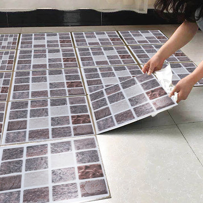 Mosaic Style Waterproof Tile Stickers – Set of 18