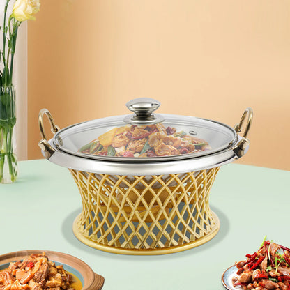 Gold Buffet Food Warmer Chafing Dish