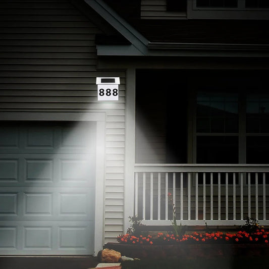 Waterproof Outdoor Lighting Doorplate Solar Lamp