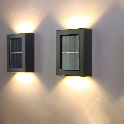 LED Solar Wall Light Waterproof Garden Porch